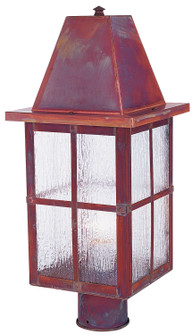 Hartford One Light Post Mount in Pewter (37|HP-8TN-P)