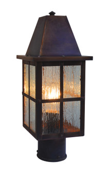 Hartford One Light Post Mount in Rustic Brown (37|HP-6RM-RB)
