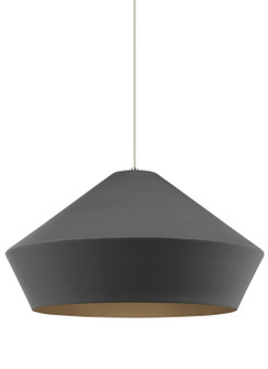 Brummel One Light Pendant in Satin Nickel (182|700TDBMLGPYS)