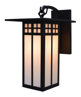 Glasgow One Light Wall Mount in Satin Black (37|GB-9LRM-BK)