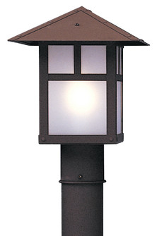 Evergreen One Light Post Mount in Slate (37|EP-9PFGW-S)