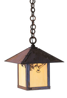 Evergreen One Light Pendant in Rustic Brown (37|EH-12TCS-RB)