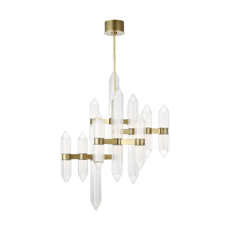 Langston LED Chandelier in Plated Brass (182|700LGSN31BR-LED927)