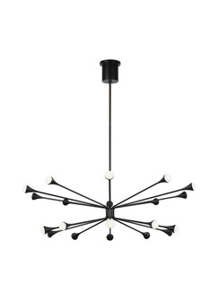 Lody LED Chandelier in Matte Black (182|700LDY20B-LED930)