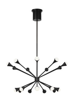 Lody LED Chandelier in Matte Black (182|700LDY18B-LED930)