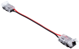 Tape Light Accessories 2Pin Heavy Duty Snap Connector With Cable in Black/Red (303|TL-2JUMP24-HD)