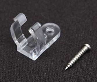 LED Rope Plastic Mounting Clip in White Plastic (303|RL-CLIP/SCREW)