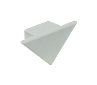 Extrusion End Cap in White (303|PE-PRO45-END)