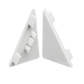 Premium Extrusions Pro30 Right Side End Cap in White (303|PE-PRO30-RIGHT)