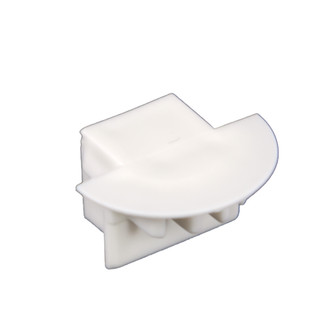 Extrusion End Cap in White (303|PE-AA2DF-FEED)