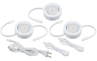 MVP LED Puck Light in White (303|MVP-3-30-WH)