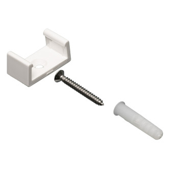Hybrid Bag of 10 PVC Mounting Clips in White (303|120-H3-RGBW-CLIPS)