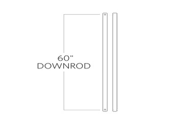 Universal Downrod in Bronze (71|DR60BZ)