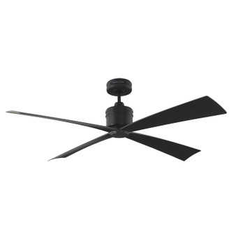 Launceton 56'' Ceiling Fan in Midnight Black (71|4LNCR56MBK)