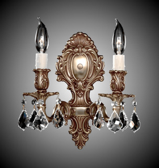 Wall Sconce Two Light Wall Sconce in Polished Brass w/Umber Inlay (183|WS9422-OTK-01G-PI)
