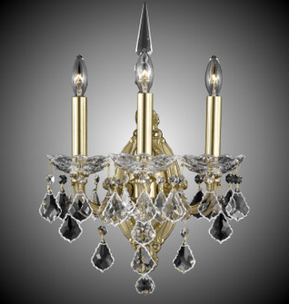 Venetian Three Light Wall Sconce in French Gold Glossy (183|WS9393-A-03G-ST)