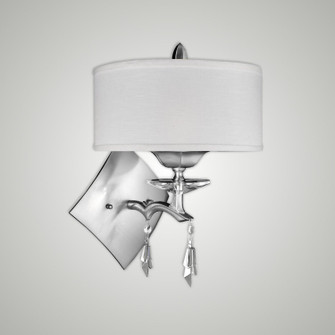 Kaya Three Light Wall Sconce in Pewter w/Polished Nickel Accents (183|WS5665-G-37G-38G-ST-HL)