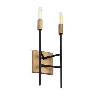 Bodie Two Light Wall Sconce in Havana Gold/Carbon (137|314W02HGCB)