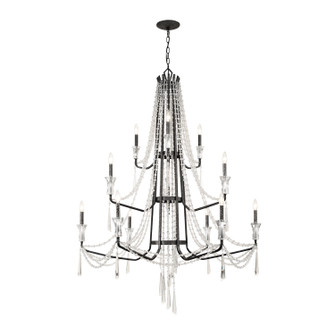 Barcelona 12 Light Chandelier in Onyx (137|270C12OX)