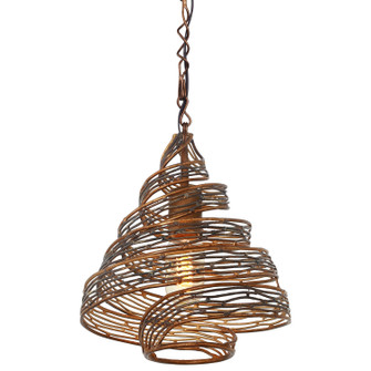 Flow One Light Mini Pendant in Hammered Ore (137|240P01HO)