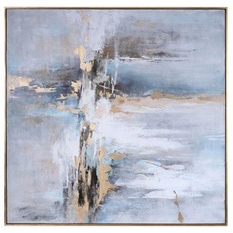Road Less Traveled Abstract Art in Antique Gold Leaf (52|51307)