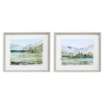 Plein Air Reservoir Wall Art in Light White Wood (52|33719)