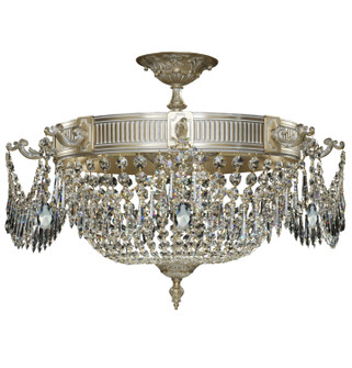 Valencia Eight Light Flush Mount in Empire Bronze (183|FM8012-P-23S)