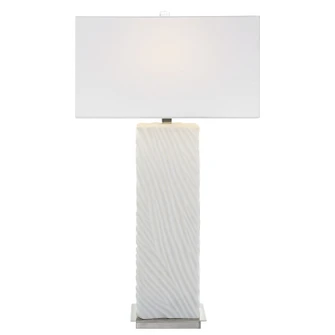 Pillar One Light Table Lamp in Brushed Nickel (52|30066)