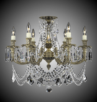 Finisterra Six Light Flush Mount in Silver (183|FM2066-OLN-08G-PI)