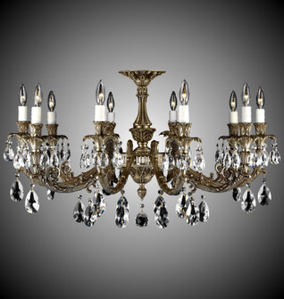 Finisterra Ten Light Flush Mount in Antique Silver (183|FM2018-OLN-10G-ST)