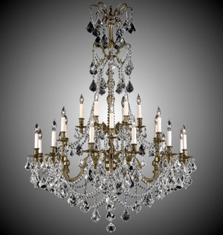 Sterling 32 Light Chandelier in Palace Bronze (183|CH9867-A-21S-ST)