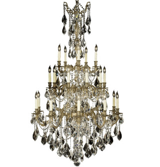 Bellagio 25 Light Chandelier in Polished Brass w/Black Inlay (183|CH9826-ATK-12G-PI)