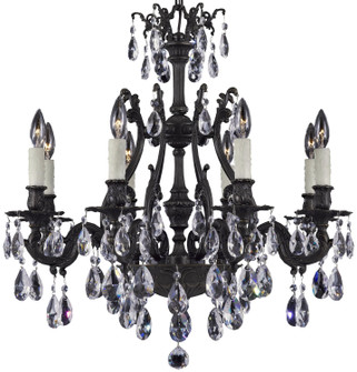 Chateau Eight Light Chandelier in Old Bronze Satin (183|CH9632-OTK-05S-ST)