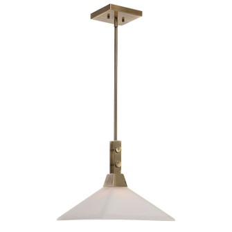 Brookdale One Light Pendant in Aged Brass (52|21547)