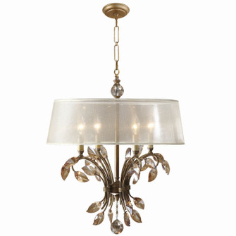 Alenya Four Light Chandelier in Burnished Gold Metal (52|21245)