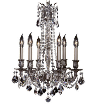 Biella Six Light Chandelier in Satin Nickel (183|CH9212-OLN-07G-PI)
