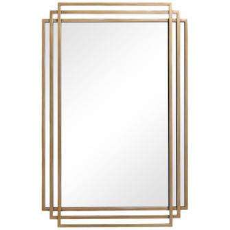 Amherst Mirror in Brushed Gold With Silver Highlights (52|09688)