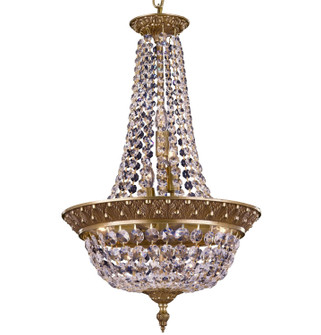 Corinthian Six Light Chandelier in Antique Silver (183|CH8515-P-10G)