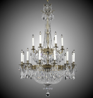 Valencia 33 Light Chandelier in Silver (183|CH8162-P-08G-PI)