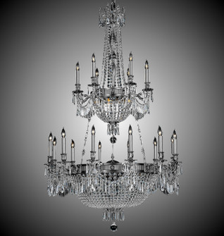 Valencia 33 Light Chandelier in Polished Brass w/Umber Inlay (183|CH8152-P-01G-PI)