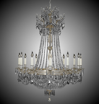Valencia 24 Light Chandelier in Antique White Glossy (183|CH8144-P-04G-ST)