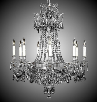 Valencia 18 Light Chandelier in Antique Black Glossy (183|CH8143-P-02G-ST)