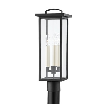 Eden Three Light Outdoor Post Mount in Texture Black (67|P7524-TBK)