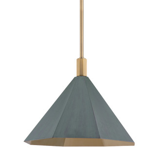 Huntley One Light Pendant in Patina Brass (67|F8322-PBR/VER)