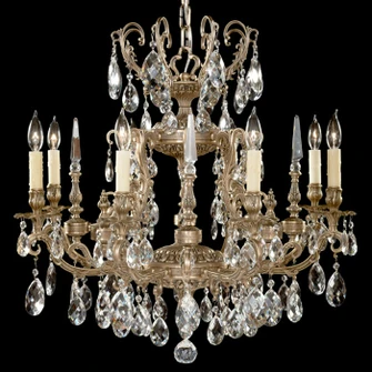 Parisian Eight Light Chandelier in Empire Bronze (183|CH7013-ALN-23S-ST)