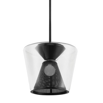 Berlin One Light Pendant in Soft Black (67|F5852-SBK)