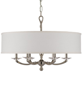 Kensington Six Light Chandelier in Old Bronze Satin w/Pewter Accents (183|CH5426-35S-37G-ST-HL)