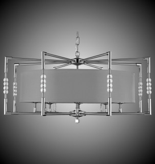Magro Eight Light Chandelier in Old Brass (183|CH3705-36G-ST-HL)