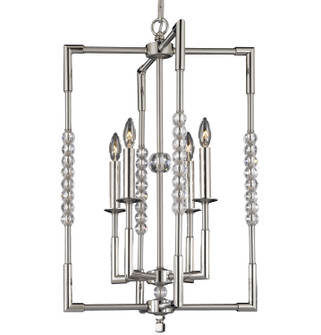 Magro Four Light Chandelier in Polished Brass (183|CH3502-32G-ST)