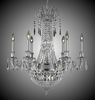 Finisterra Nine Light Chandelier in Antique White Glossy (183|CH2141-P-04G-PI)